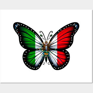 Mexican Independence Day Butterfly Mexico Women Girls Kids Posters and Art